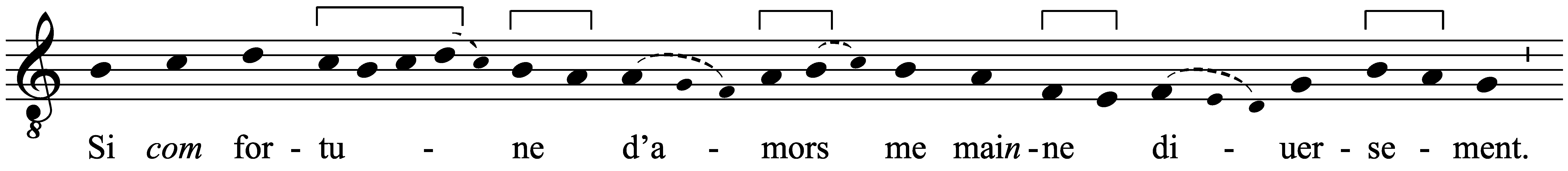 Work musical notation